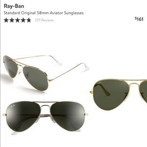 Ray-Ban original 58mm aviators